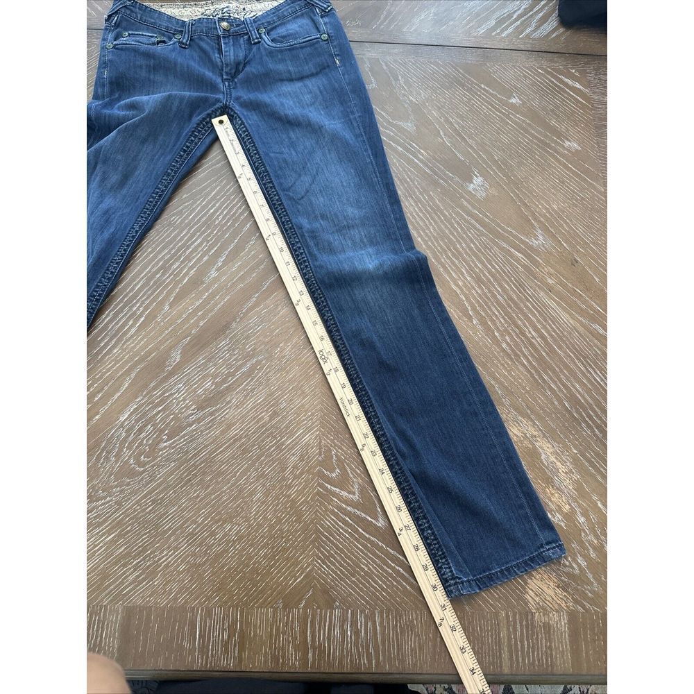 Stritchs 29 BLUE MAYA Denim Jeans Slim Straight Buffalo Nickle Low Rise EXCELLEN - Picture 11 of 11